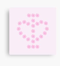 I Love Flowers Canvas Print
