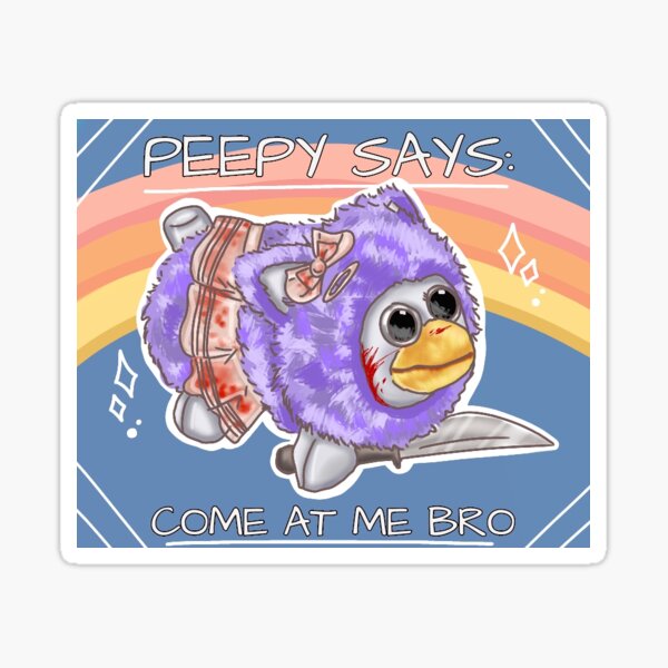 Item preview, Peepy Sticker designed and sold by Rittanzart.