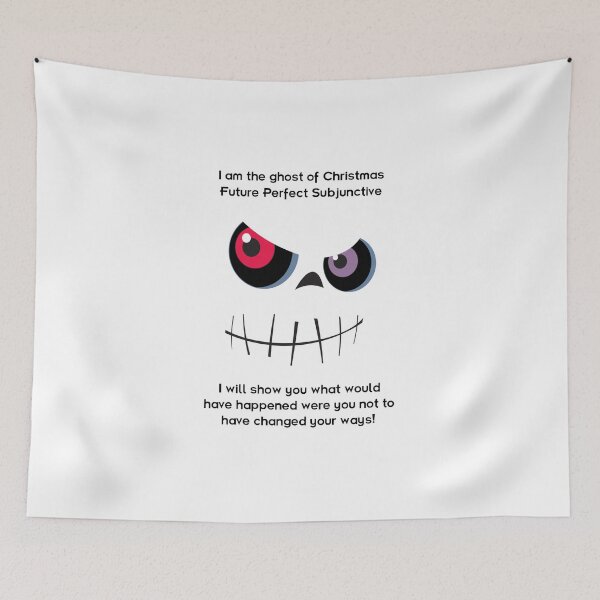 Item preview, The Ghost of Christmas Future Perfect Subjunctive - dark text designed and sold by lyricalshirts.
