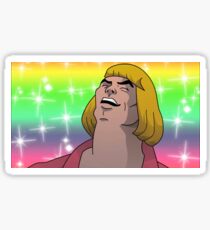 HE MAN - HEYAYEAYE HIGH RESOLUTION AND DETAIL, VIRAL MEME, MEME, DANK MEME, AND I SAID WHAT'S GOING ON Sticker