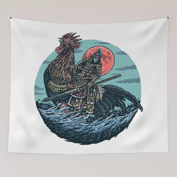 Item preview, Warrior On A Rooster designed and sold by Vector Scout Lab.