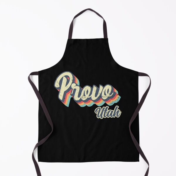 Item preview, Provo city Utah Retro Vintage 70s rainbow designed and sold by Teelogic.