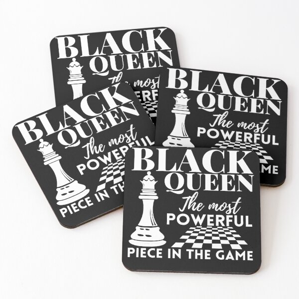 Item preview, Black Queen The Most Powerful Piece in The Game ,American chess day designed and sold by Mixture-DESIGN.