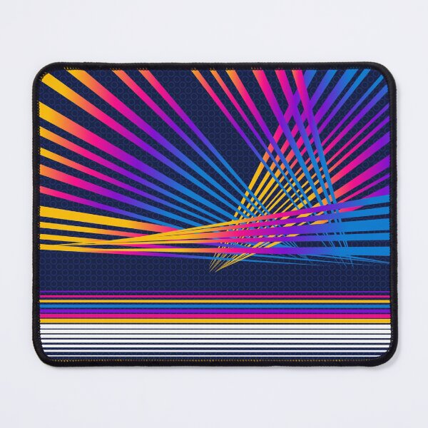 Item preview, Retro neon lasers abstract design designed and sold by mrhighsky.