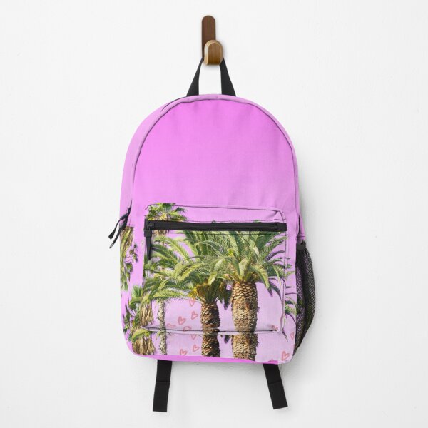 Item preview, Palm Trees Pastel Pink Nature Hearts designed and sold by thesandrafadzai.