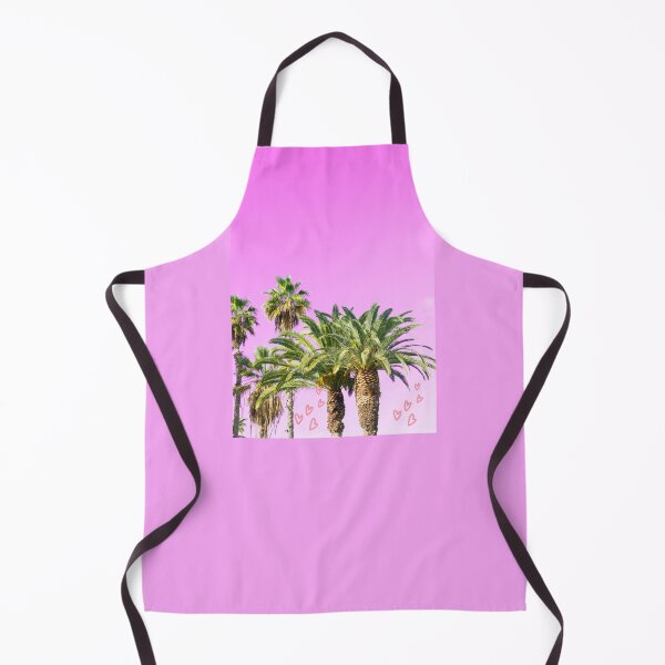 Item preview, Palm Trees Pastel Pink Nature Hearts designed and sold by thesandrafadzai.