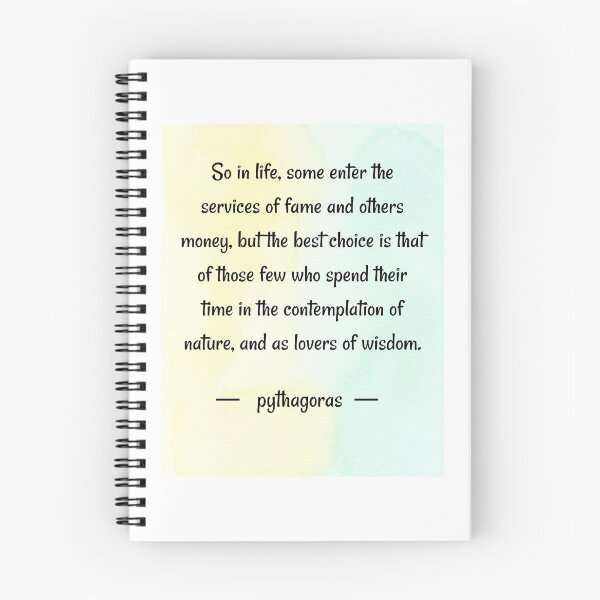 Item preview,   Quotes about Sprirituality  and wisdom | So in life some enter the services of fame and others money  but the best - Pythagoras  designed and sold by Quoteology101.