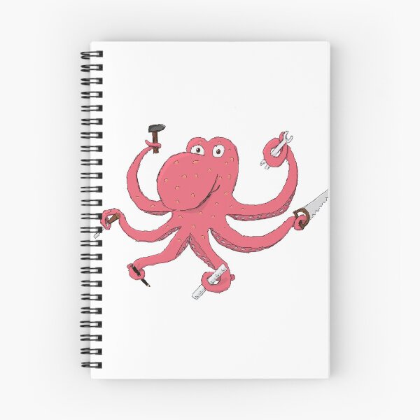 Item preview, Red octopus with tool designed and sold by Flag75.