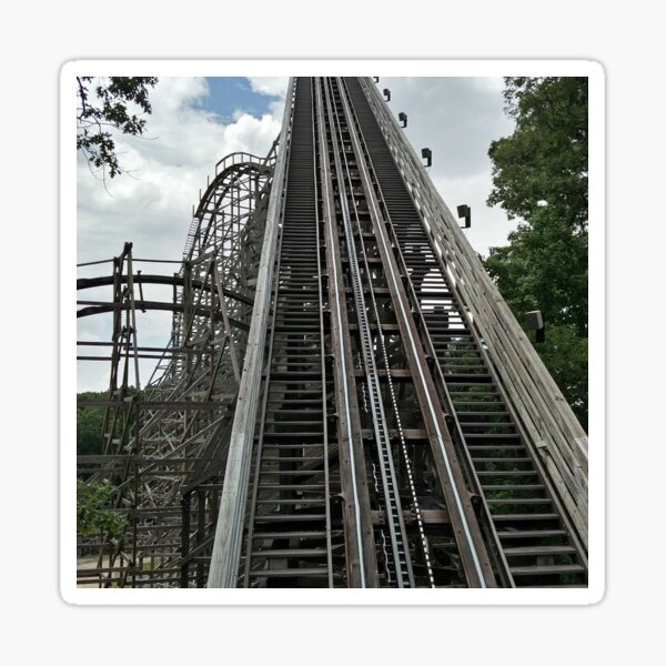 Outlaw Run Rollercoster Sticker