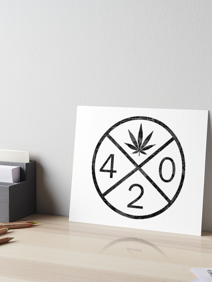 420 Art Board Print for Sale by ValentinaHramov