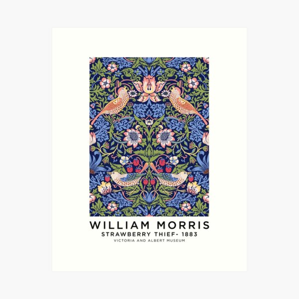 William Morris Strawberry Thief Art Print