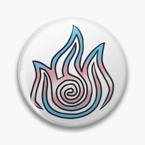 Item preview, Fire Nation Transgender Pride  designed and sold by Fandom-Finesse.