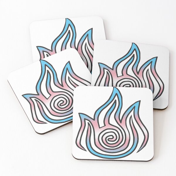 Item preview, Fire Nation Transgender Pride  designed and sold by Fandom-Finesse.