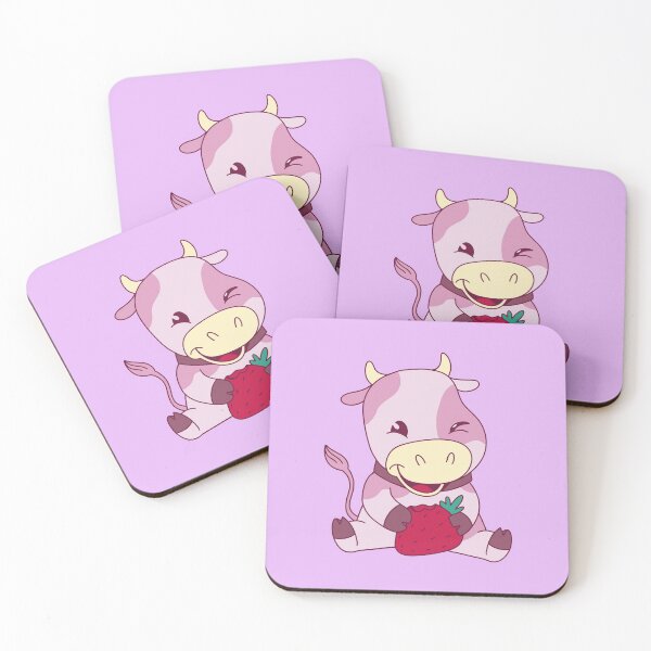 Item preview, Baby cow with strawberry designed and sold by DerSenat.