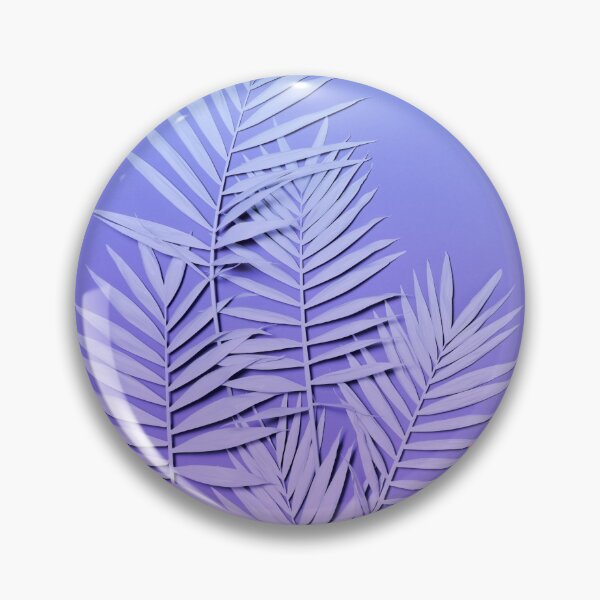 Item preview, Palm Tree Leaves Pastel Purple With Hearts designed and sold by thesandrafadzai.