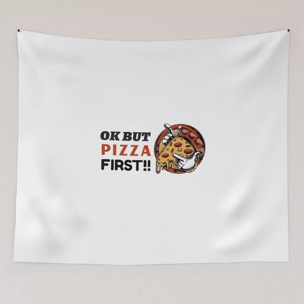 Item preview, Ok But First Pizza designed and sold by infazbdeen.
