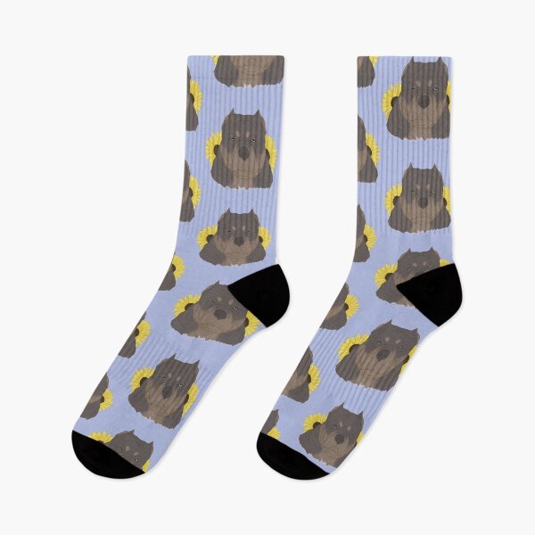 Item preview, Isabella Tan American Bully with Sunflowers designed and sold by Ashley Gagnon.