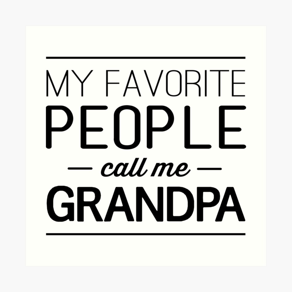 Personalized Grandpa Shirt, My Favorite People Call Me Grandpa, Father's Day Baseball