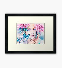 Pink Constellation Framed Print