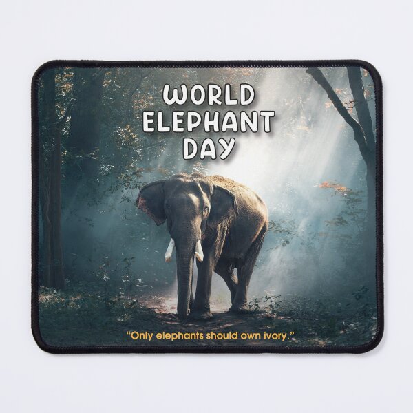 Item preview, World Elephant Day designed and sold by Jools-57.