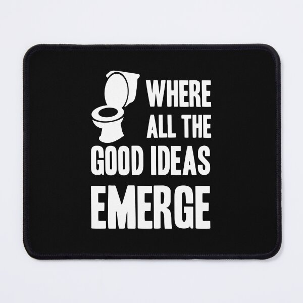 Item preview, Toilet Seat - Where All The Good Ideas Emerge designed and sold by Hot From Oven.