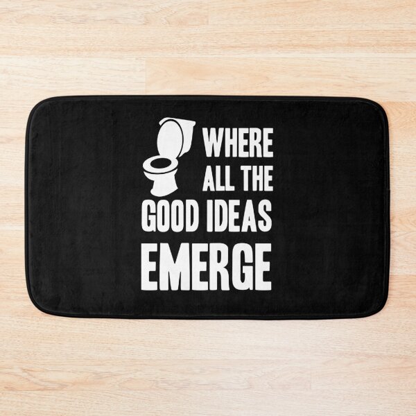 Item preview, Toilet Seat - Where All The Good Ideas Emerge designed and sold by Hot From Oven.