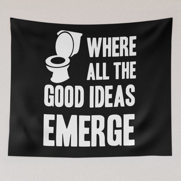 Item preview, Toilet Seat - Where All The Good Ideas Emerge designed and sold by Hot From Oven.