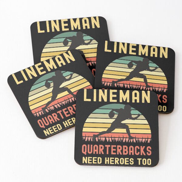 Item preview, Lineman Because Quarterbacks Need Heroes designed and sold by Fabvity.
