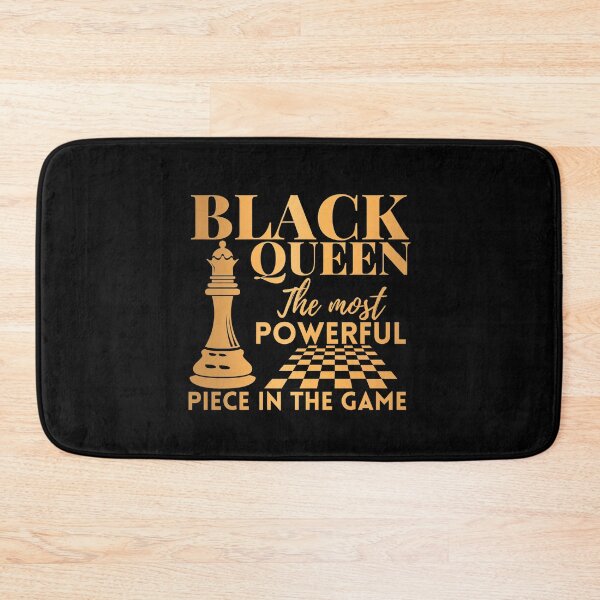 Item preview, Black Queen The Most Powerful Piece in The Game Gold designed and sold by Mixture-DESIGN.