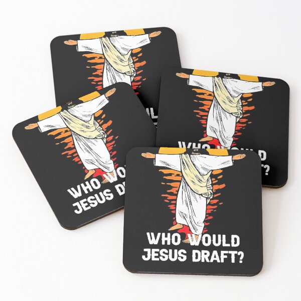 Item preview, Who Would Jesus Draft Funny Fantasy Football Distressed designed and sold by BLACKOPALl.