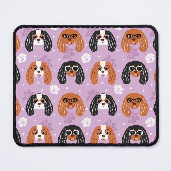 Item preview, Cavalier King Charles Spaniel with Glasses designed and sold by Lulupainting.