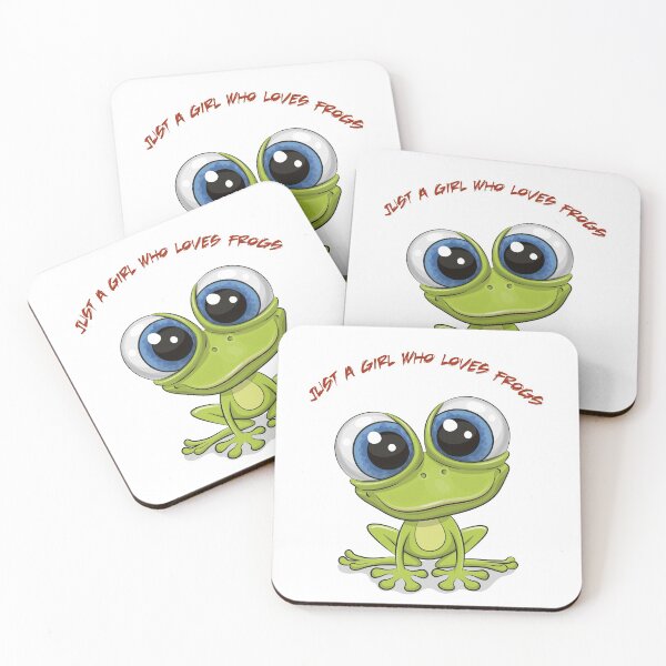 Item preview, Just A Girl Who Loves Frogs designed and sold by TracyMcConnell.
