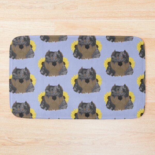 Item preview, Merle Tan American Bully with Sunflowers designed and sold by Ashley Gagnon.