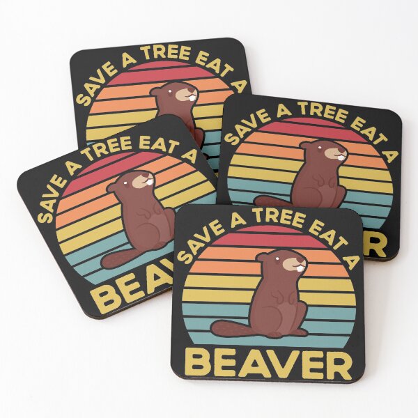 Item preview, Save a tree eat a beaver,Beaver designed and sold by Dandesin.