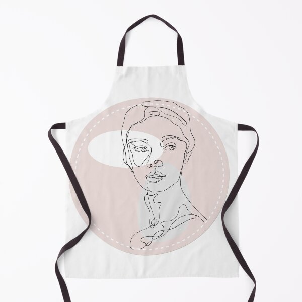 Item preview, Medallion Woman - Line Art Drawing Designs designed and sold by perkybones.