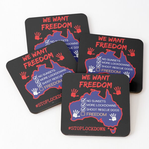 Item preview, Australia We Want Freedom designed and sold by WoodburyLake.