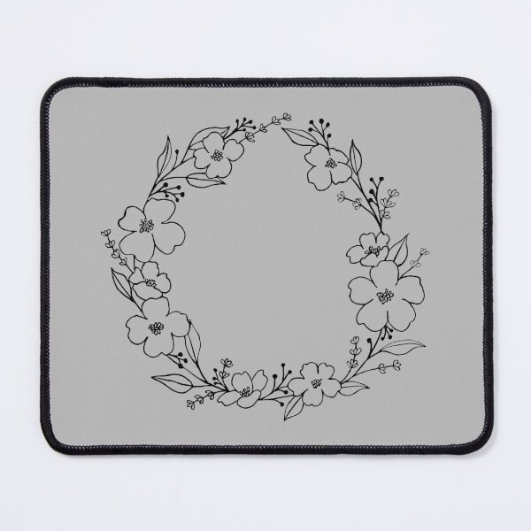 Item preview, Hand drawn cute floral wreath. designed and sold by Saphia15.