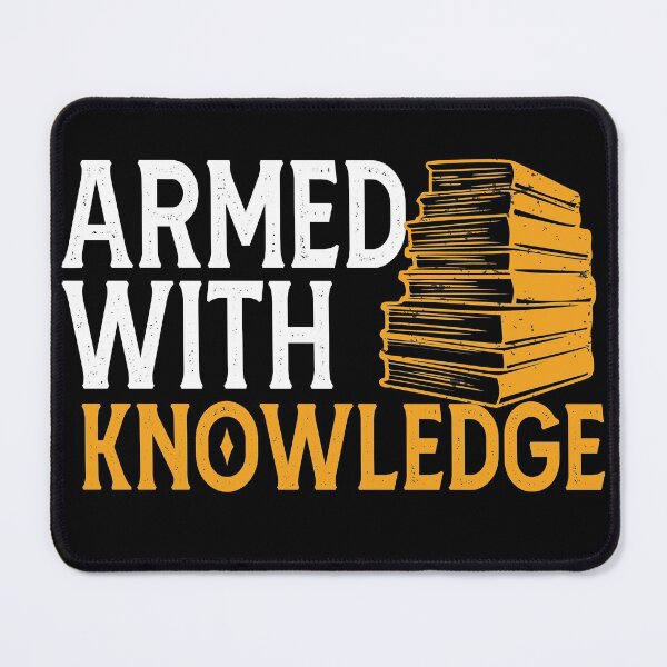 Item preview, Armed With Knowledge, knowledge is power Vintage designed and sold by HStudioPrints.