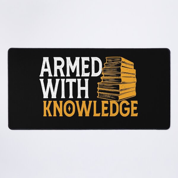 Item preview, Armed With Knowledge, knowledge is power Vintage designed and sold by HStudioPrints.
