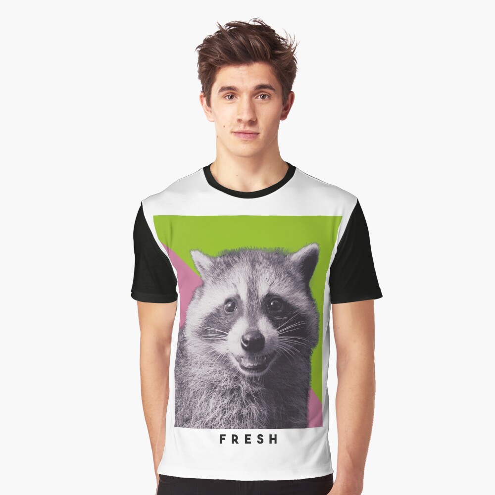 Retro Racoon Homage Tshirt, 90s Sweater, Racoon Tanuki Pet Funny Meme Gift  - Bluefink