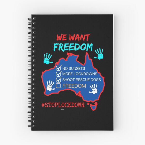Item preview, Australia We Want Freedom designed and sold by WoodburyLake.