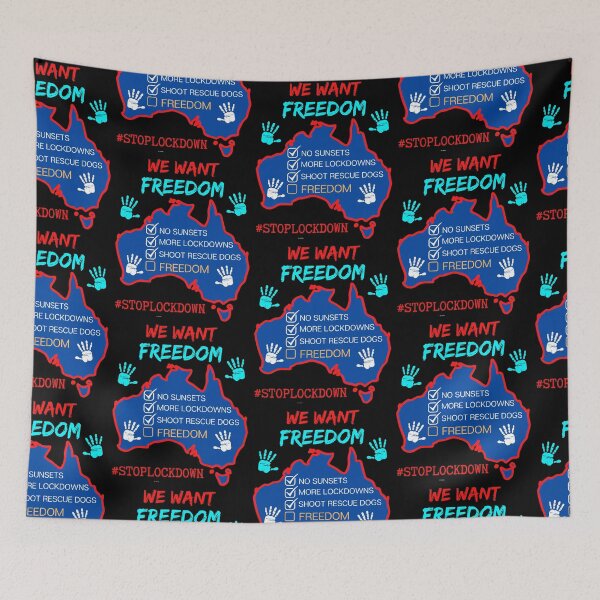 Item preview, Australia We Want Freedom designed and sold by WoodburyLake.