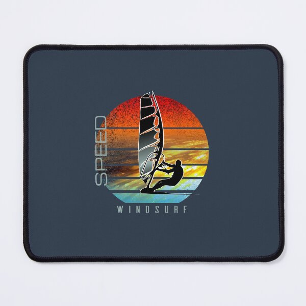Item preview, windsurfer planing at sunset over ocean waves designed and sold by frenchsalsa.