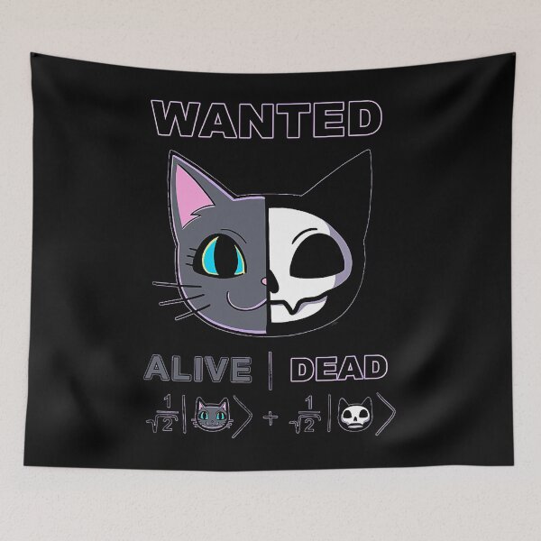 Item preview, Cute Schrodinger's Cat Alive Dead Quantum Physics Mechanics  designed and sold by mathayusa.