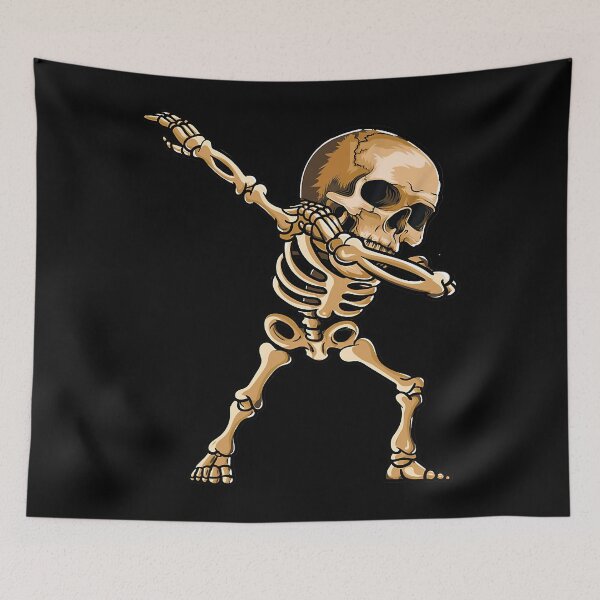 Item preview, dabbing skeleton hallowen - dab dance skeleton halloween  designed and sold by mathayusa.