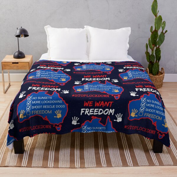 Item preview, Australia We Want Freedom designed and sold by WoodburyLake.