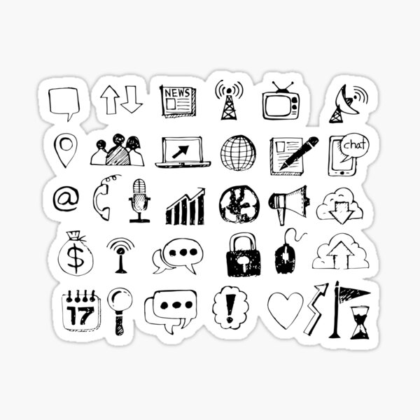 Doodle Art Design #82 Sticker