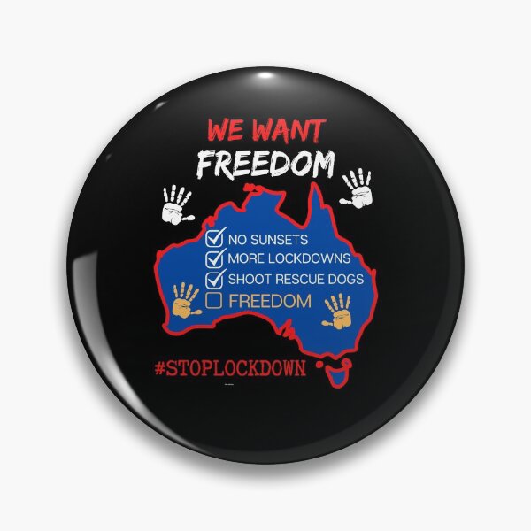 Item preview, Australia We Want Freedom designed and sold by WoodburyLake.