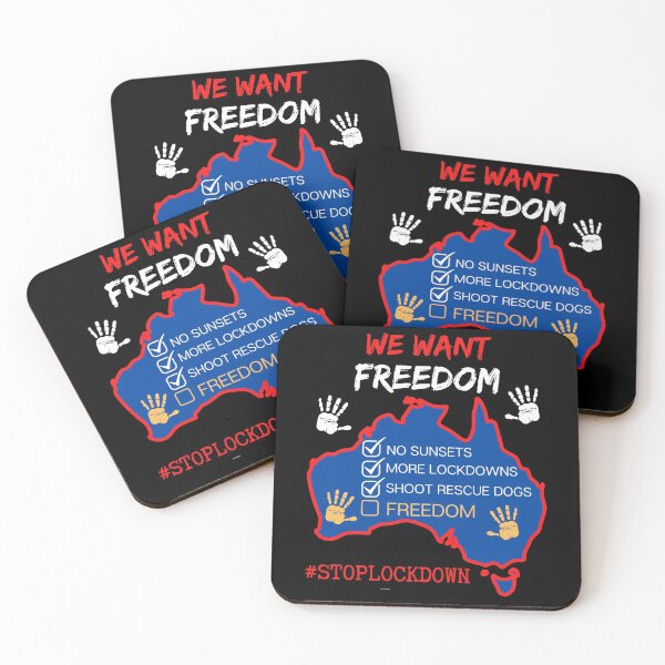 Item preview, Australia We Want Freedom designed and sold by WoodburyLake.