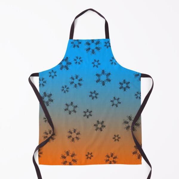 Item preview, Aussie Christmas Flies (black snowflake design) designed and sold by PrettyDanny.